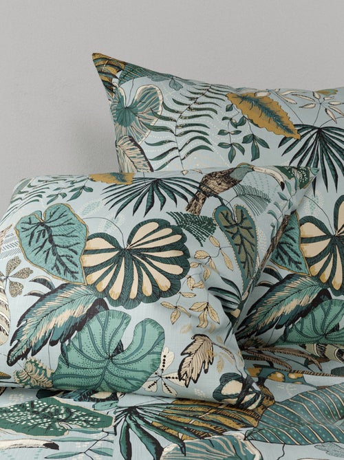 Conjunto de cama estampado capa de edredão + 2 fronhas - 2 pessoas - Kiabi