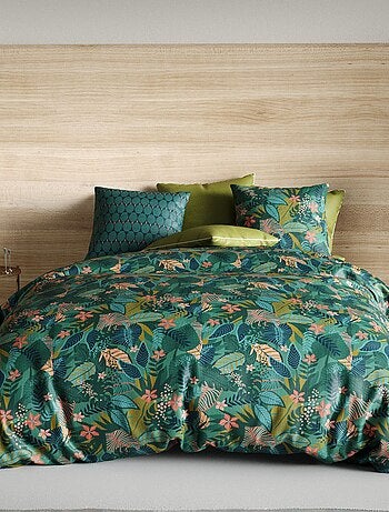 Conjunto de cama estampado capa de edredão + 2 fronhas - 2 pessoas