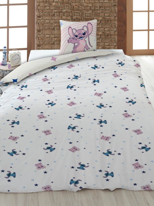 Conjunto de cama estampado capa de edredão + 2 fronhas 'Stitch' 'Disney' - 2 pessoas - Kiabi