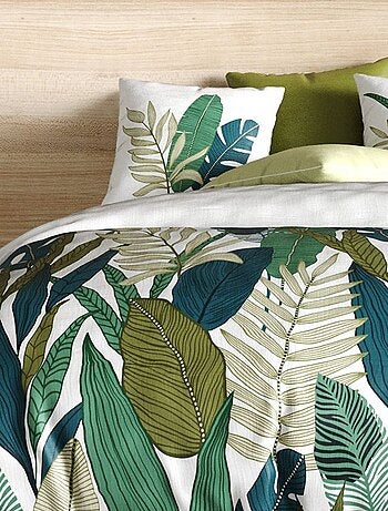 Conjunto de cama estampado capa de edredão + fronhas - 2 pessoas