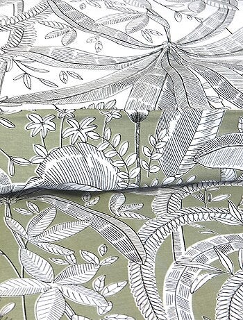 Conjunto de cama estampado com flores - 2 pessoas