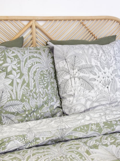 Conjunto de cama estampado com flores - 2 pessoas - Kiabi Conjunto de cama estampado com flores - 2 pessoas - Kiabi