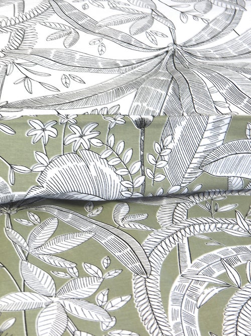 Conjunto de cama estampado com flores - 2 pessoas - Kiabi Conjunto de cama estampado com flores - 2 pessoas - Kiabi