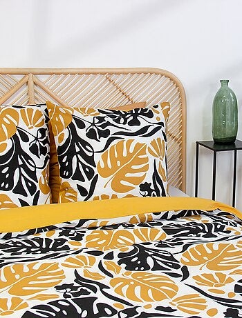 Conjunto de cama estampado com flores - 2 pessoas