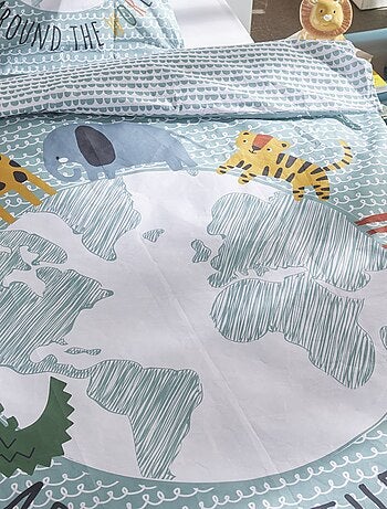 Conjunto de cama estampado de fantasia - Solteiro