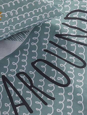 Conjunto de cama estampado de fantasia - Solteiro