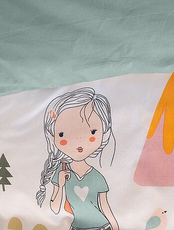 Conjunto de cama estampado de fantasia - Solteiro