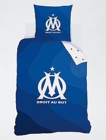 Conjunto de cama estampado 'Olympique de Marseille' - 2 pessoas