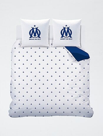 Conjunto de cama estampado 'Olympique de Marseille' - 2 pessoas