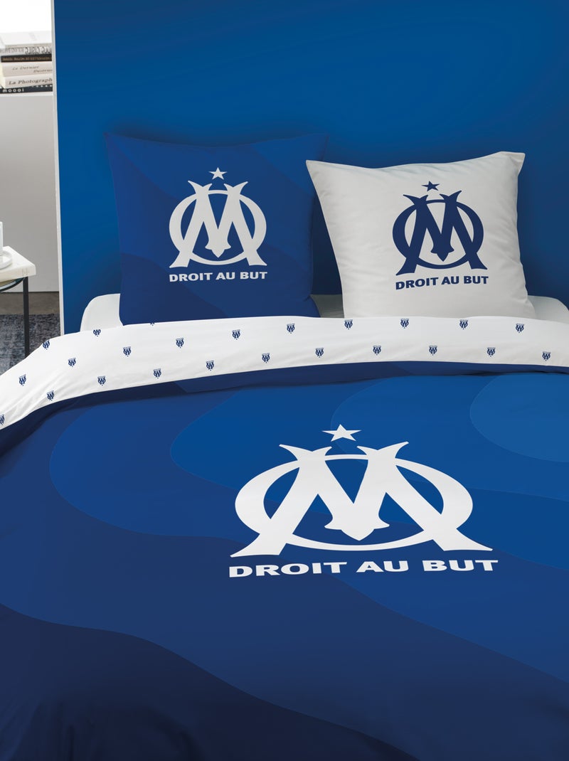Conjunto de cama estampado 'Olympique de Marseille' - 2 pessoas Azul - Kiabi
