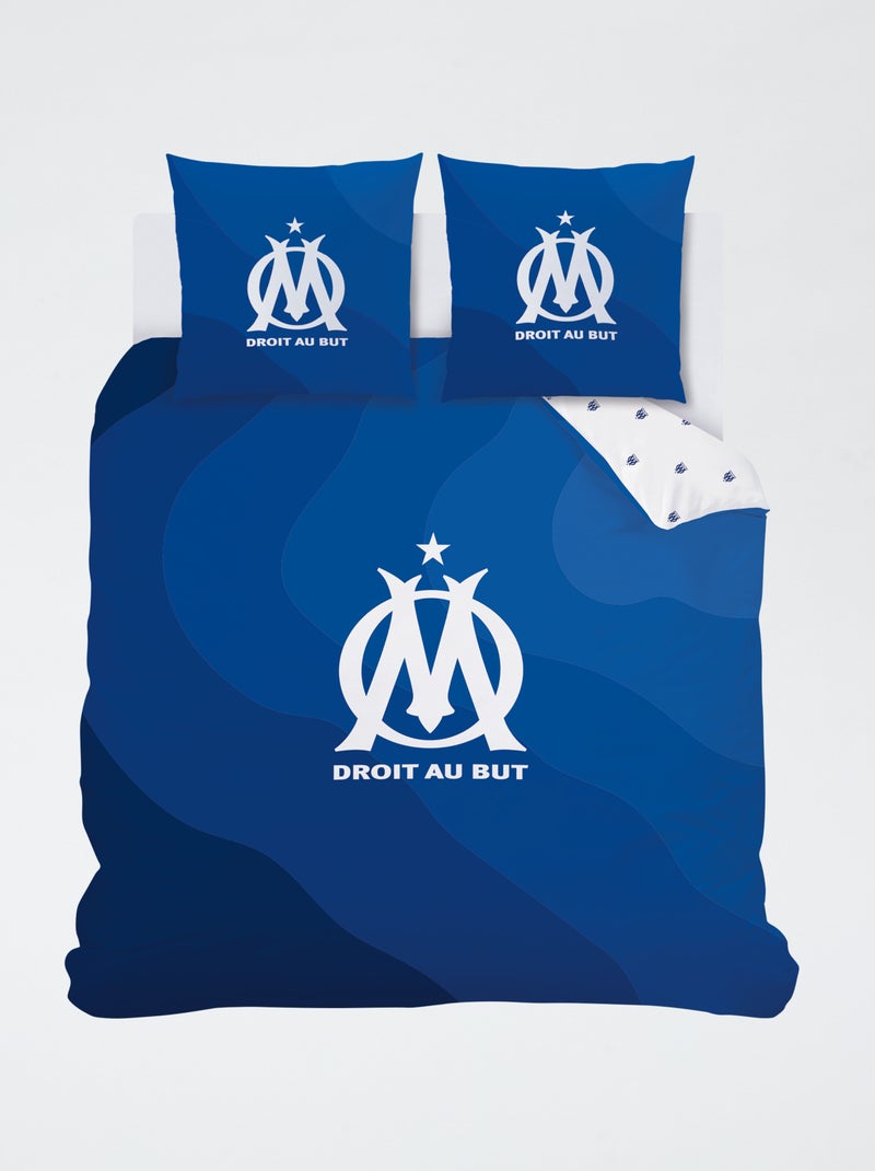 Conjunto de cama estampado 'Olympique de Marseille' - 2 pessoas Azul - Kiabi