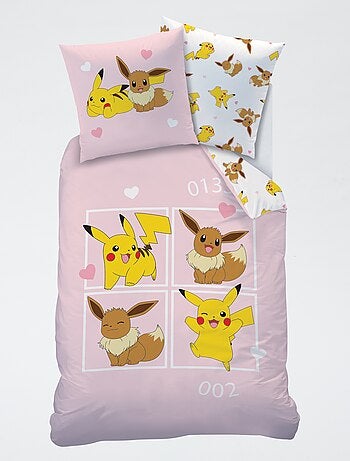 Conjunto de cama estampado 'Pokemon'