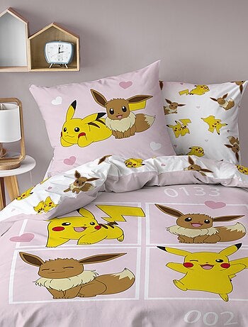 Conjunto de cama estampado 'Pokemon'