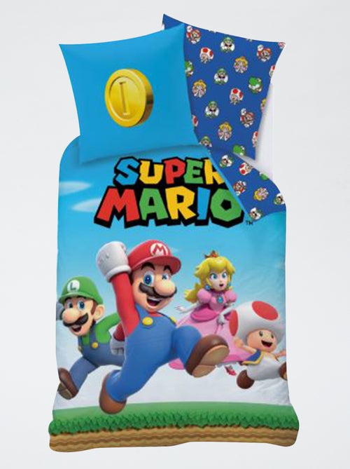 Conjunto de cama estampado 'Super Mario' - 1 pessoa - Kiabi