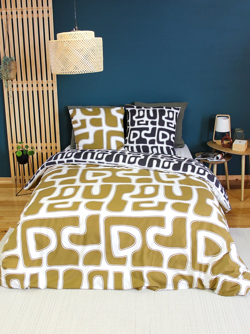 Conjunto de cama fantasia - Casal Preto - Kiabi