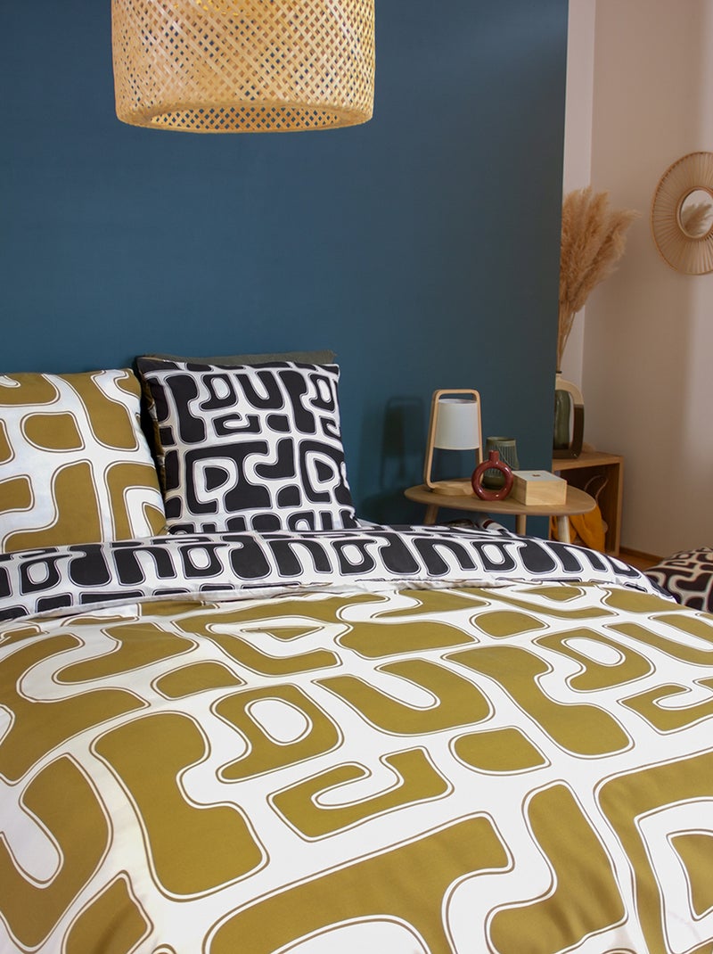 Conjunto de cama fantasia - Casal Preto - Kiabi