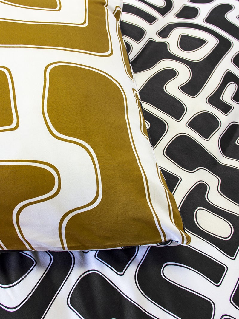 Conjunto de cama fantasia - Casal Preto - Kiabi