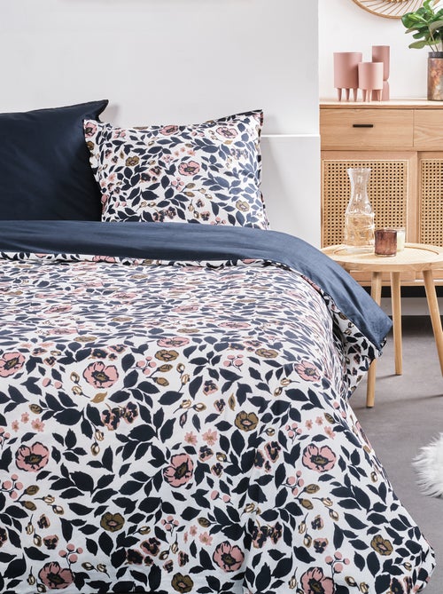 Conjunto de cama 'florido' - Casal - Kiabi