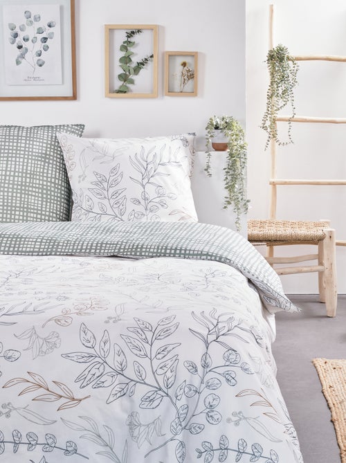 Conjunto de cama 'florido' - Casal - Kiabi