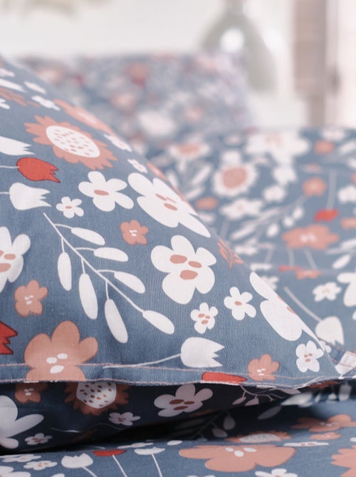 Conjunto de cama 'florido' - Casal - Kiabi