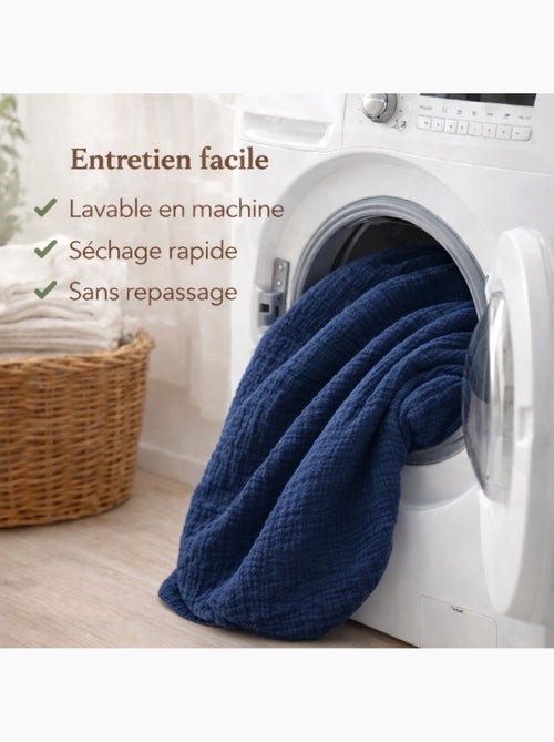 Conjunto de cama gaze de algodão alia promo linge - Kiabi Conjunto de cama gaze de algodão alia promo linge - Kiabi