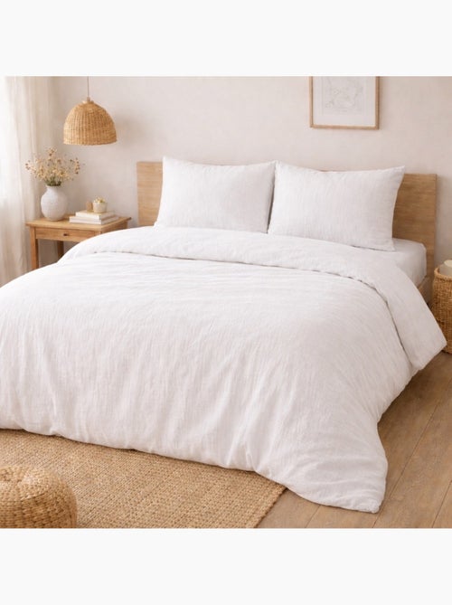 Conjunto de cama gaze de algodão alia promo linge - Kiabi Conjunto de cama gaze de algodão alia promo linge - Kiabi