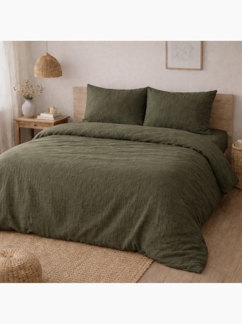 Conjunto de cama gaze de algodão alia promo linge - Kiabi Conjunto de cama gaze de algodão alia promo linge - Kiabi