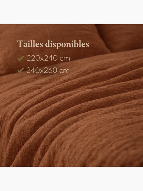 Conjunto de cama gaze de algodão alia promo linge - Kiabi Conjunto de cama gaze de algodão alia promo linge - Kiabi