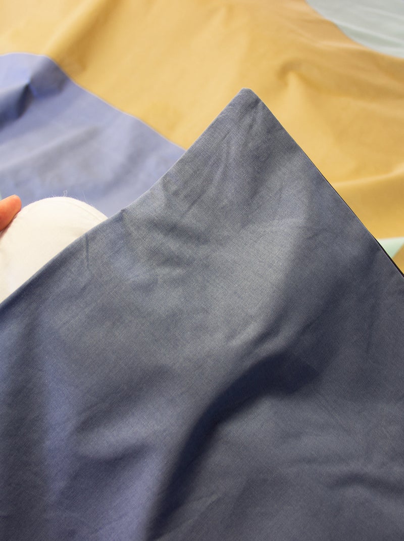 Conjunto de cama gráfico - Casal Azul - Kiabi