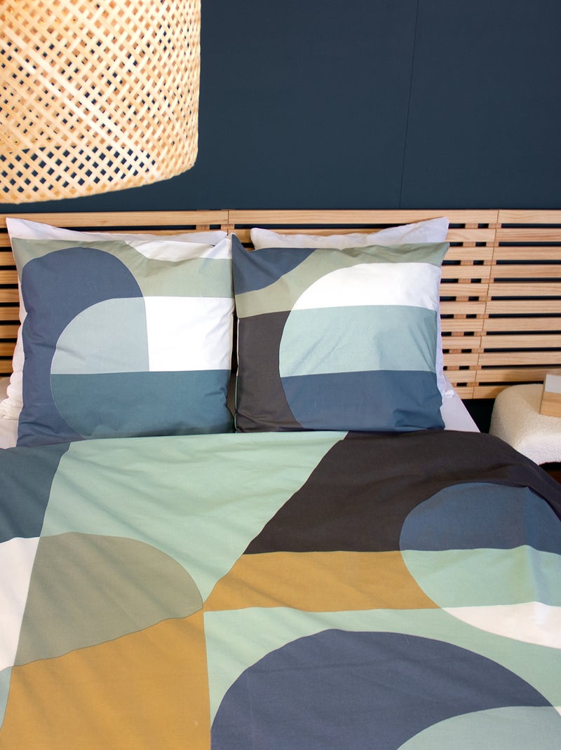 Conjunto de cama gráfico - Casal Azul - Kiabi