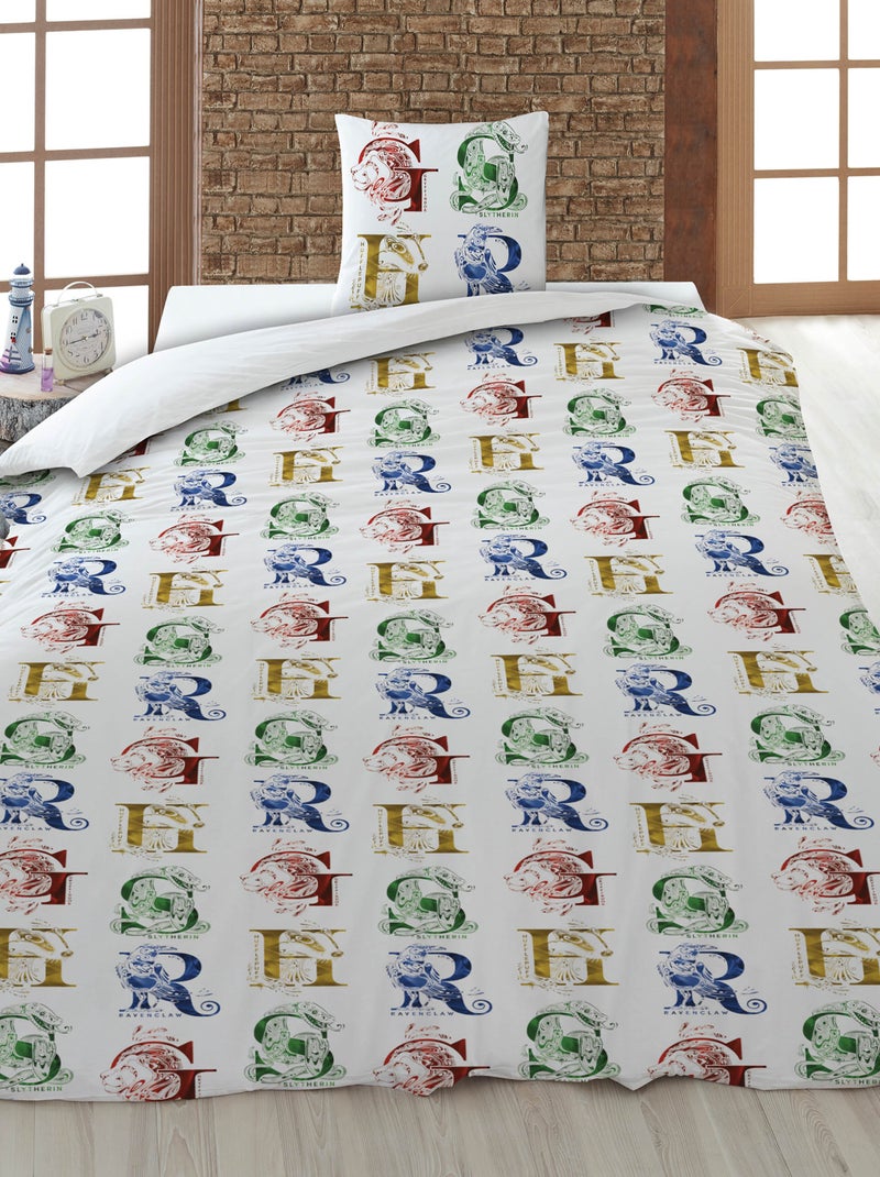 Conjunto de cama 'Harry Potter' - 1 pessoa Branco - Kiabi
