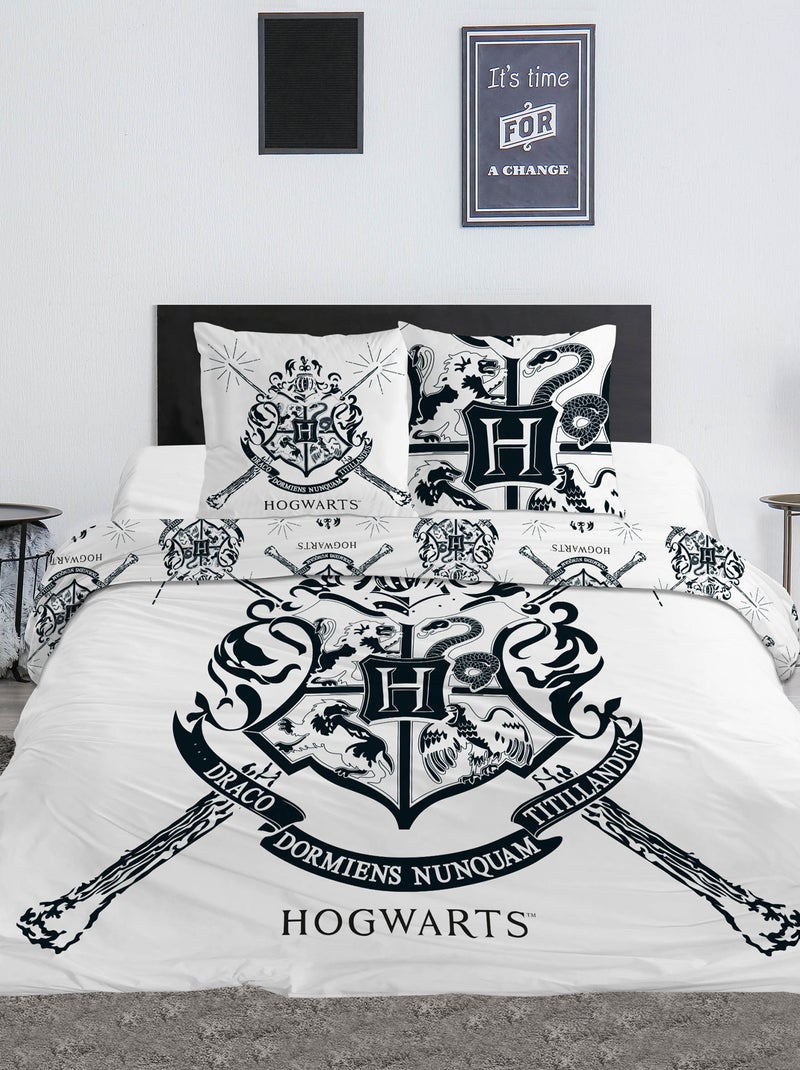 Conjunto de cama 'Harry Potter' - 2 pessoas Branco - Kiabi