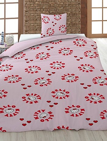 Conjunto de cama 'Hello Kitty' - 1 conjunto