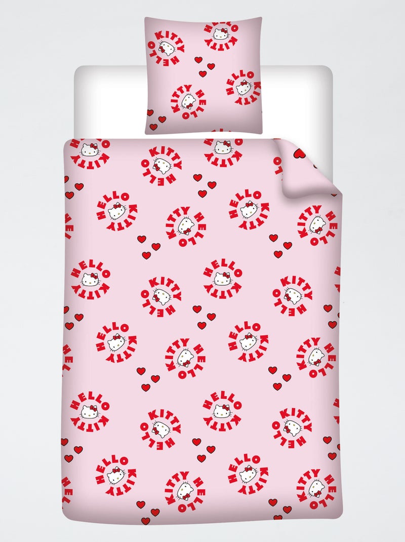 Conjunto de cama 'Hello Kitty' - 1 conjunto Vermelho - Kiabi
