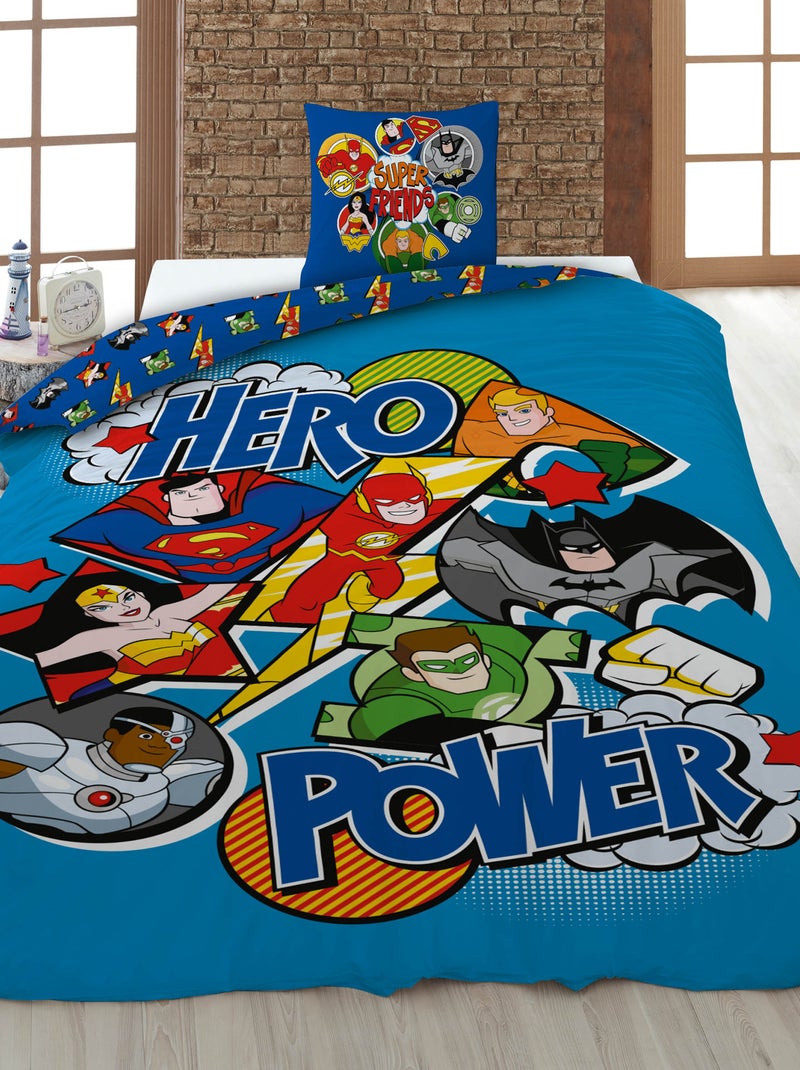 Conjunto de cama Hero - 1 pessoa Azul - Kiabi