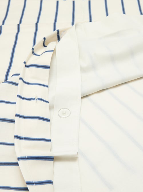 Conjunto de cama individual (140 x 200cm) em algodão 57 fios - Kiabi Home - Kiabi