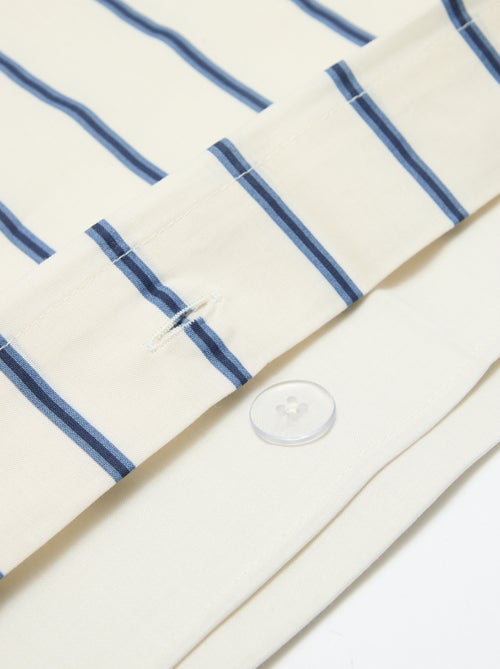 Conjunto de cama individual (140 x 200cm) em algodão 57 fios - Kiabi Home - Kiabi