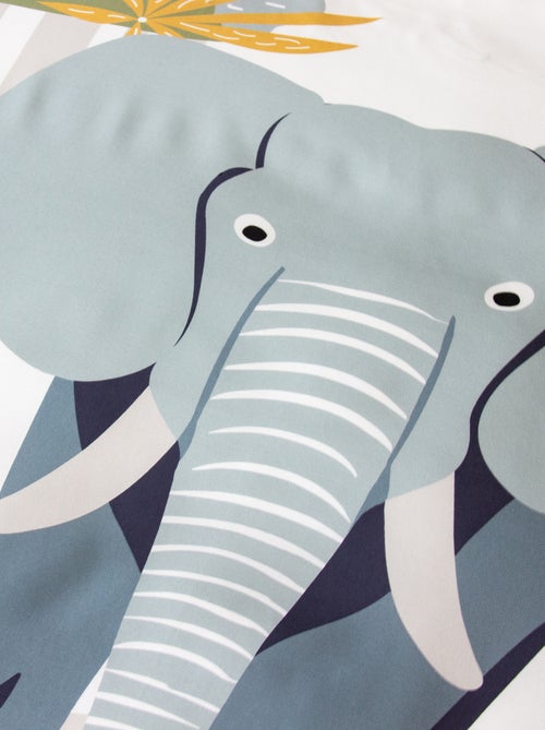 Conjunto de cama individual estampado 'elefante' - Kiabi