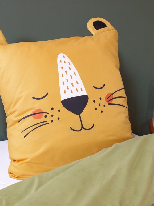 Conjunto de cama individual estampado 'leão' - Kiabi