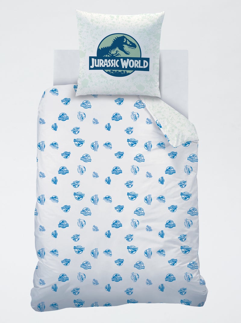 Conjunto de cama 'Jurassic World' - 1 pessoa Verde - Kiabi