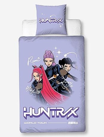 Conjunto de cama 'KPop Demon Hunters' 1 pessoa 2 peças