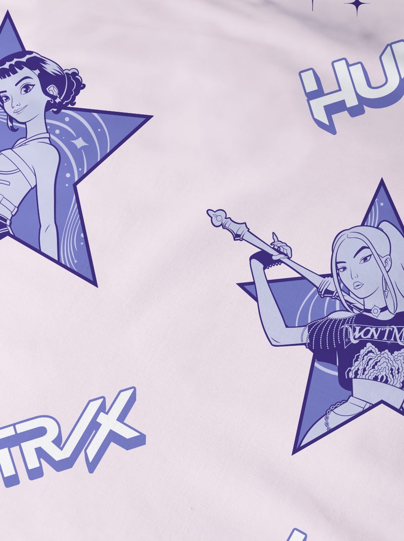 Conjunto de cama 'KPop Demon Hunters' 1 pessoa 2 peças Violeta - Kiabi