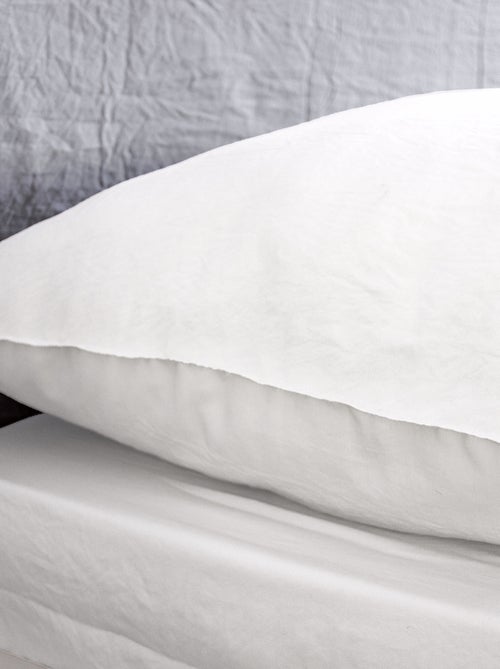 Conjunto de cama liso ultra macio - 1 ou 2 pessoas - Kiabi