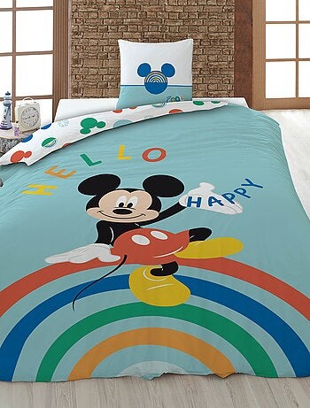 Conjunto de cama 'Mickey' - 1 pessoa