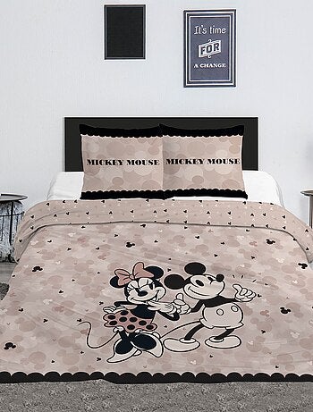 Conjunto de cama 'Mickey Mouse' & 'Minnie Mouse' 'Disney' - 2 pessoas