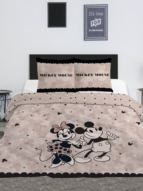 Conjunto de cama 'Mickey Mouse' & 'Minnie Mouse' 'Disney' - 2 pessoas - Kiabi