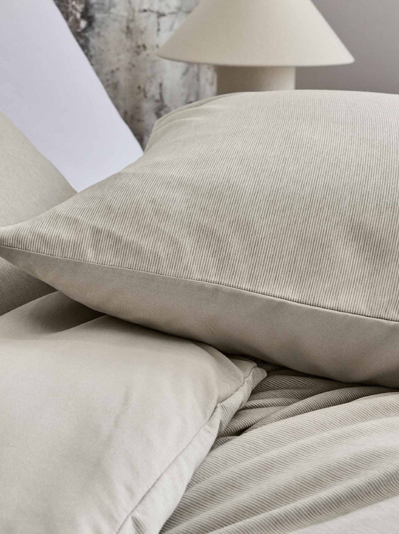 Conjunto de cama microfibra azura douceur d'intérieur Bege-cinza - Kiabi