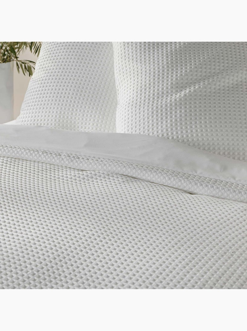 Conjunto de cama microfibra azura douceur d'intérieur Branco - Kiabi