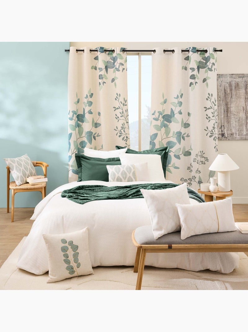 Conjunto de cama microfibra azura douceur d'intérieur Branco - Kiabi