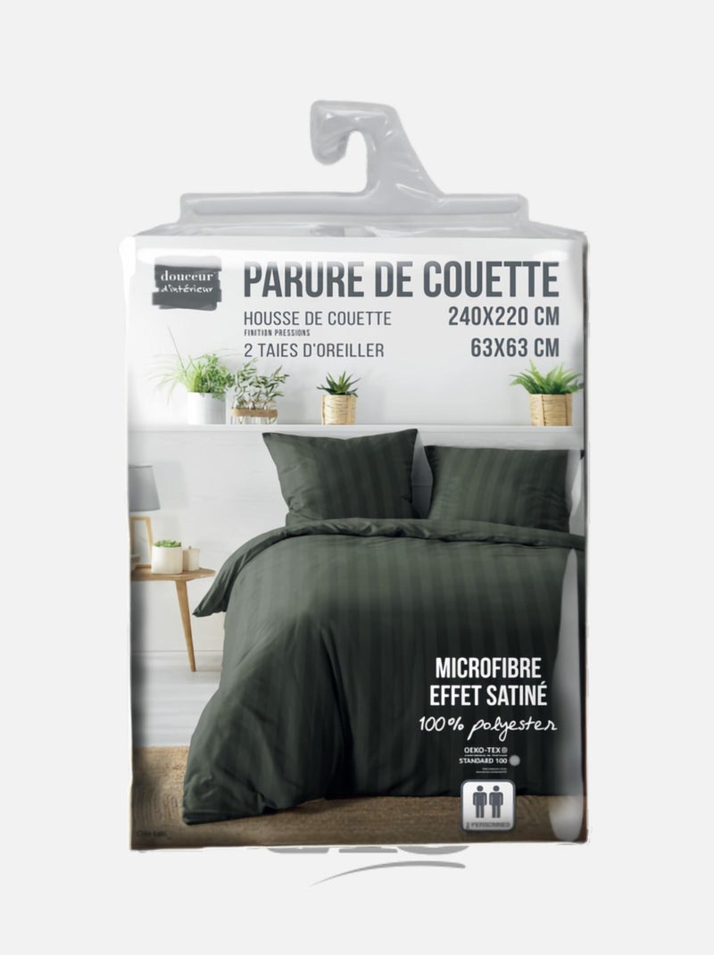 Conjunto de cama microfibra cléo promo linge Branco - Kiabi